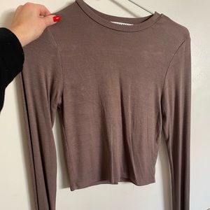 Joah Brown Brown long sleeve  shirt